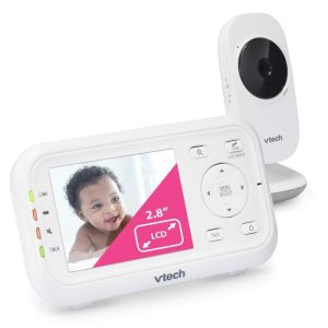 VTimes VT50T Baby Monitor Video Baby Monitor with Camera and Audio No WiFi  5 LCD Screen, Two-Way Audio, Night Vision,1000ft Range, 2X Zoom  Temperature Display, Lullaby Elderly Pet